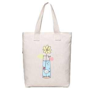 Small Canvas Handbag Mummy Diaper Bag With Humanized Internal Structure