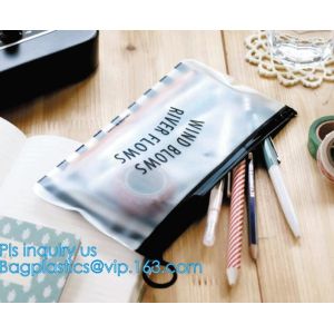 A4 file bag slider zipper envelope slider closure bag, Swimwear Packaging With