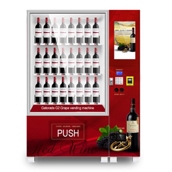 22 Inch Touch Screen Bevrage Vending Machine Water Alcohol Dispenser Kiosk