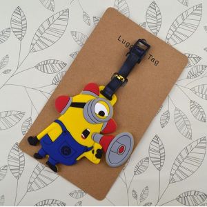 Fashionable Custom Soft PVC Silicone Rubber Label and Luggage Tag
