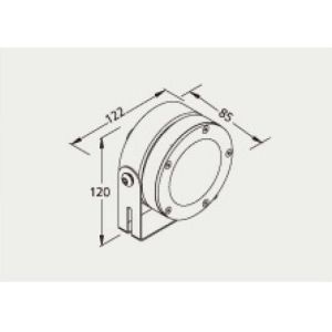 24VDC 6*2W SUS 316L Underwater LED Spotlight High Power Chip And Long Working