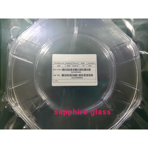 12Inch 300mm Polished Sapphire Substrate window sapphire Wafers For Optical Lens
