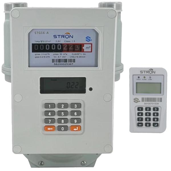 STS Split-Type Prepaid Gas Meter and an independent Customer Interface Unit CIU
