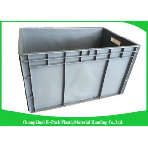 Standard Plastic PP Industrial Storage Bins , Reusable Plastic Stacking Boxes