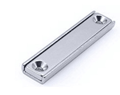 Rectangular Ring Shape Neodymium Countersunk Magnet with Nickel Plated