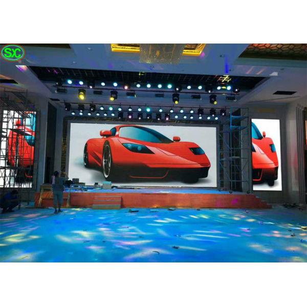 Quality 4.81mm Stage Indoor Advertising Led Display Screen 500x1000mm Wide Viewing Angle wholesale