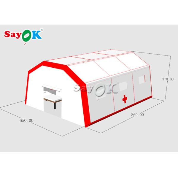 Inflatable Emergency Tent Movable Water Resistant Inflatable Medical Tent To Set