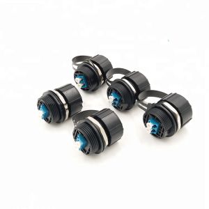 Waterproof Connector Socket Plug Fiber Cable Assembly Light weight FTTH ODVA LC