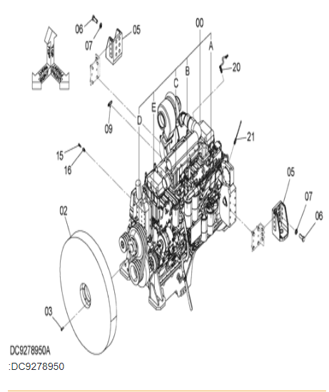 4670618 Fan Excavator Engine Parts Fitting For HITACHI EX1200-6 EX2500-6 PZX450-HCME