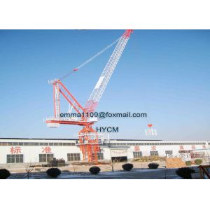 Cheap 10TONS QTD5020 Luffing Tower Crane External Top Climbing Type for sale