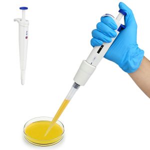 Manual Adjustable Pipette Laboratory Micropipette Single Channel Pipettor