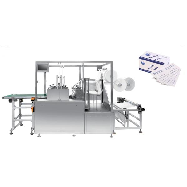 Quality High Speed Automatic Alcohol Swab Packing Machine Refreshing Wet Tissue wholesale