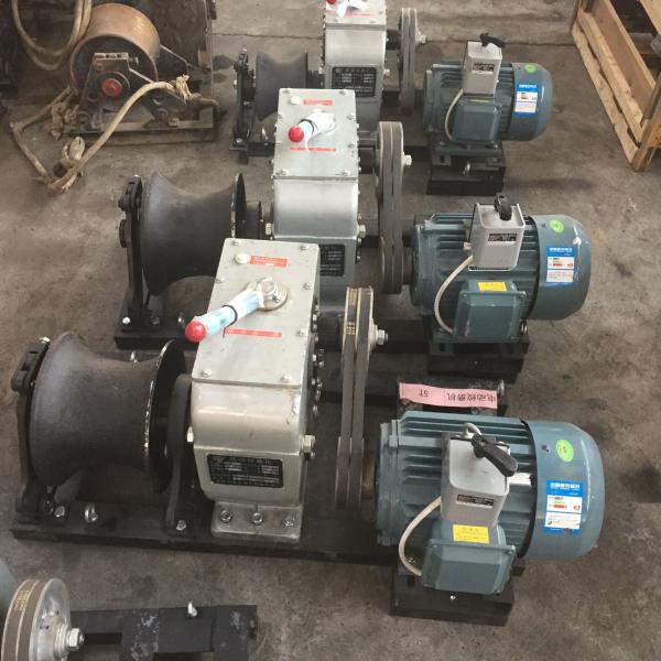 3 Ton Capacity Cable Winch Puller with 220V Electric Engine and 7 m/min Pulling Speed for Power Construction