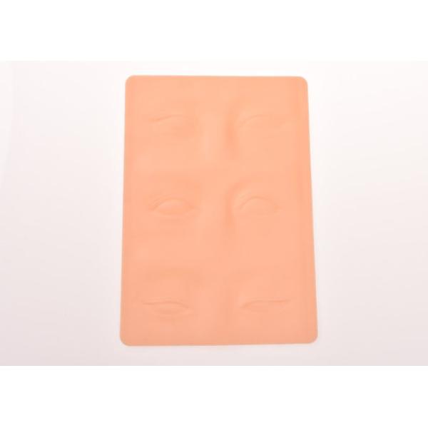 Permanent Makeup Practice Skin 2 Replaceable Eyes + 1 pc Lip 3D Silicon Eyebrow Lips Training
