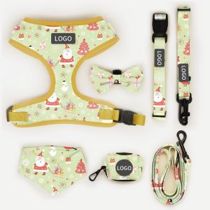 Custom Pattern Designers Reversible Polyester Pet Harness Sets Personalized