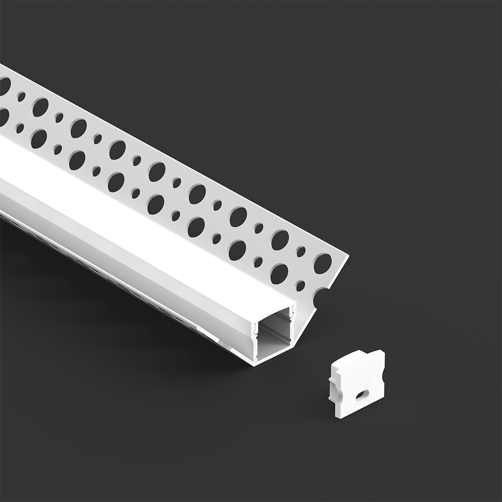 2M Length 6061-T6 Aluminum Alloy LED Profile with Diffuser Housing for PCB Width