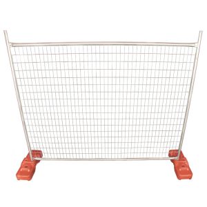 Anti Rust Galvanized Construction Barrier , Low Carbon Steel Temporary Fence