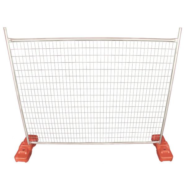 Anti Rust Galvanized Construction Barrier , Low Carbon Steel Temporary Fence