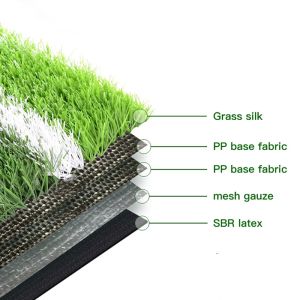 Soccer Simulated Grass Carpet PP Material Artificial Grass Imitation Turf Soccer