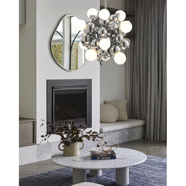 Postmodern Glass Ball Chandelier Lighting Nordic Minimalist LED Hanging Lamp(WH-MI-443)