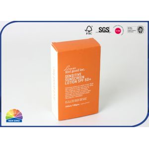 CMYK Printed Assembled Foldable Paper Boxes Shampoo Cream Packaging