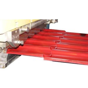 1.2 Inch Single Chain Drive Glazed Tile Roll Forming Machine With Material Width