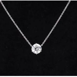 Synthetic HPHT CVD Lab Grown Diamond Jewelry Necklaces VS Clarity