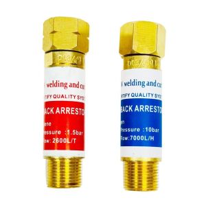 China Upper Oxygen Acetylene Flashback Arrestor with 1.5 bar and 10 bar Working Pressure on sale