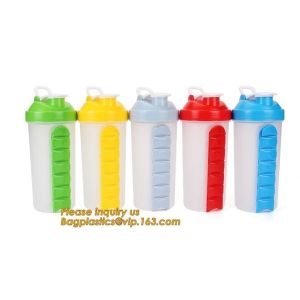 Travel Water bottle, Pill reminder modern pill box white oem, funny pill box