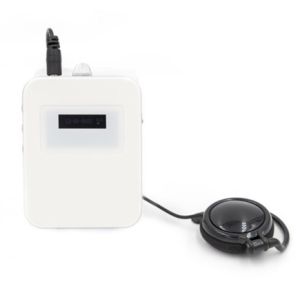 White Color Audio Guide Wireless Audio Tour Guide Systems With Lithium Battery