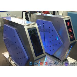 Cheap Access Control Automatic Flap Barrier Gate Walk Through Optical Turnstile for sale
