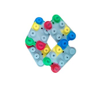 Customized Shape Silicone Buttons For Electronic Devices With Conductive Button