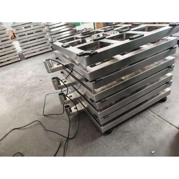 304 Stainless Steel Bench Scale 600 * 800 Mm 300kg Weighing Waterproof Platform Scale