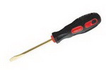Plastic Handle Non Sparking Screwdrivers , Spanner Slotted Screwdriver 50mm -