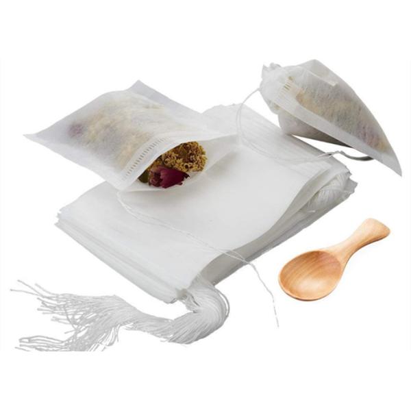 Quality Biodegradable Pulling String Empty Tea Bags Semi Transparency PP Non Woven wholesale