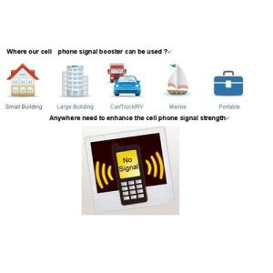 Indoor Antenna GSM Signal Booster , Mobile Phone Signal Repeater / Amplifier