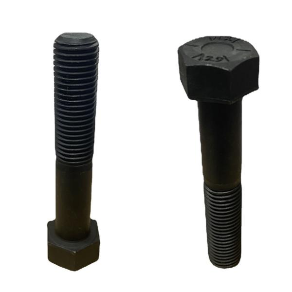 Quality 40Cr Excavator Track Pad Bolts M16*M90 Track Roller Bolt Black Color wholesale