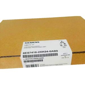 Cheap SIEMENS 6ES7416-2XK04-0AB0 SIMATIC S7-400, CPU 416-2 CENTRAL PROCESSING UNIT WITH: WORK MEMORY 2.8 MB, (1.4 MB CODE for sale