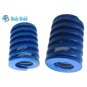 Light Load Stamping Die Spring 50CrVA Materails Outer Diameter 22mm TL Blue