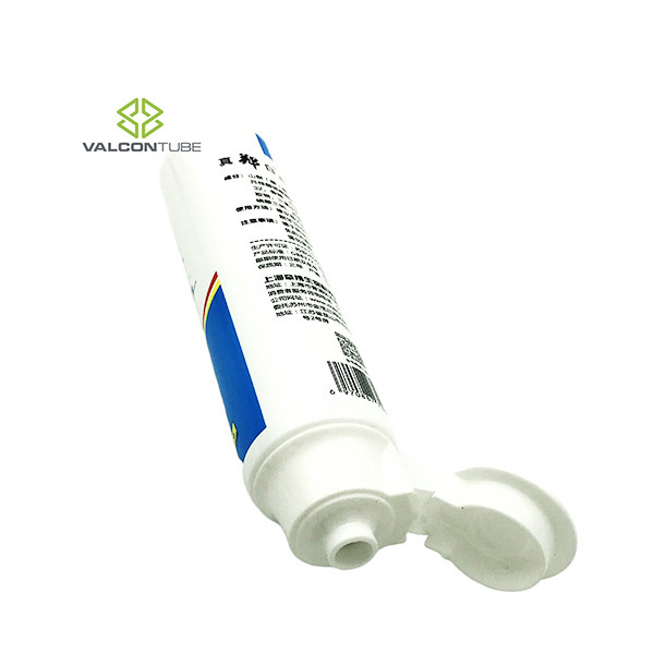 Blank Plastic Toothpaste Tubes Flip Cap LDPE Material Hot Stamping