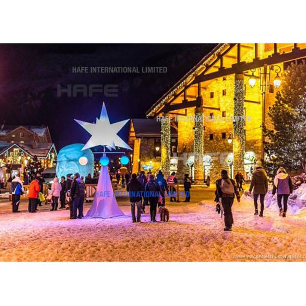 HAFE Colorful Changing Led Inflatable Led Star , Decoration Hanging Star 100W