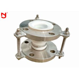 Non Stick Ptfe Bellows Expansion Joints Corrugated With DIN BS ANSI Flange
