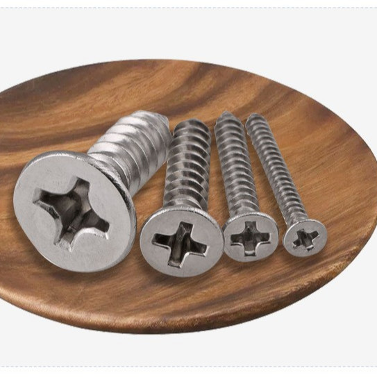 ANSI/ASME Standard SS304 SS316 Stainless Steel Self Tapping Deck Screw DIN7982