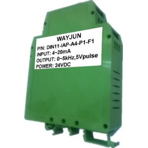 3000V isolation 4-20mA to 1-5KHz Signal Isolated Transmitter DIN35 signal