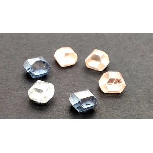 Pink And Blue HPHT Rough Diamond Fancy Color Factory Price Lab Created Diamond