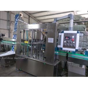 Small Scale 2000 - 4000BPH SUS304 Beverage Filling Machine capping machine