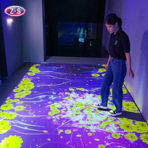 Multi Scenario Interactive Floor Games 4000 Lumens Interactive Projection System