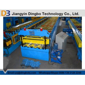 7.5kw High Speed Metal Roof Roll Forming Machinery with Man-made Uncoiler for