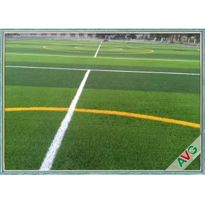 Fire Resistance Football Artificial Turf With 60 mm Pile Height , Artificial