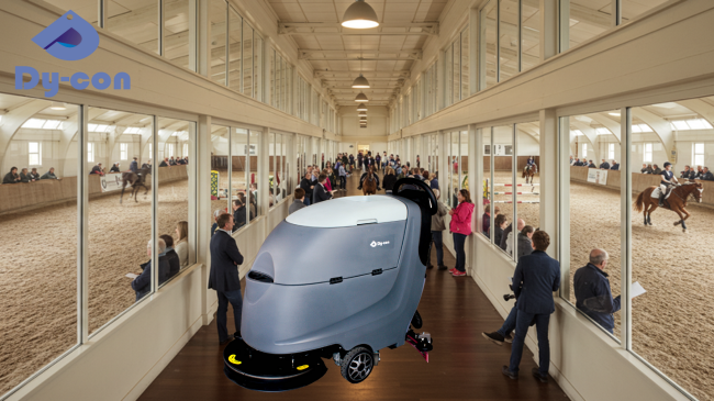 Walk Behind Floor Scrubber 60L Tank 2000m2/h Efficiency